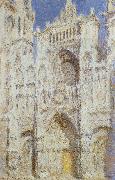 Claude Monet The sun of the main entrance of the Rouen Cathedral USA oil painting reproduction